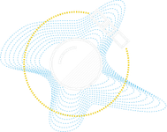 A motion graphic from polar view depicting the ISS circling Earth and imaging atmospheric gravity waves.